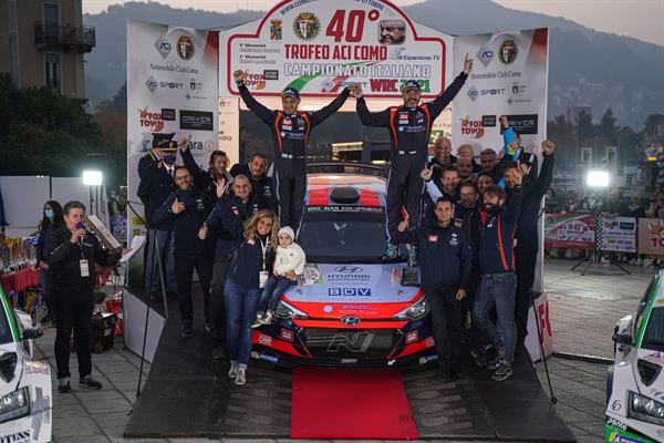 A Rossetti il successo nel Campionato Italiano WRC 