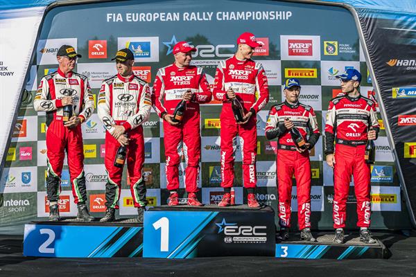 Paddon aumenta il vantaggio nell’ ERC grazie al secondo posto nel Rally Poland