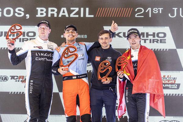 BRC Hyundai N Squadra Corse makes the top step of the podium in Brazil